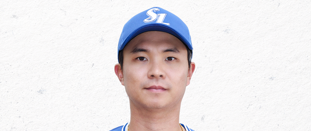최문석1군 컨디셔닝 - 생년월일 : 1992-10-19, 키/몸무게 : 173cm / 76kg, 경력 : 월성초-마산중-합포고-계명대, 삼성입단 : 2025년   월
