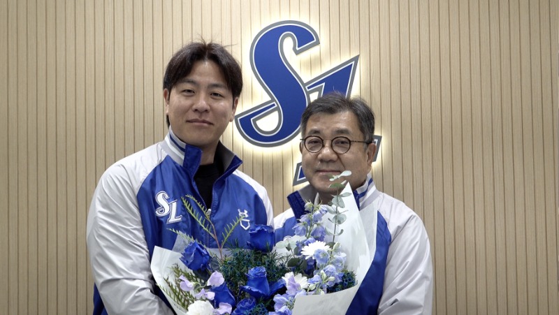 삼성 라이온즈, 내부 FA 강민호 계약 완료