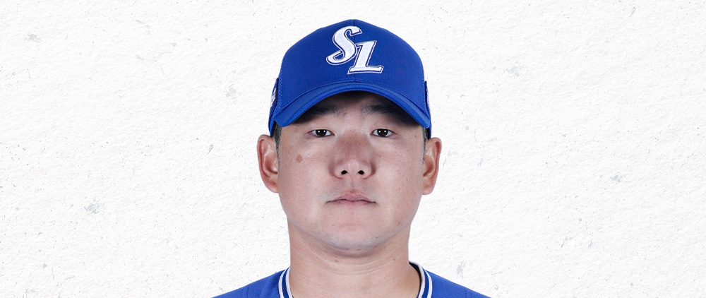 박희수퓨처스팀 투수코치 - 생년월일 : 1983-07-13, 키/몸무게 : 184cm / 88kg, 경력 : 대전유성초-한밭중-대전고-동국대, 삼성입단 : 2023년 &nbsp; 월